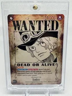 One Piece Sabo Wanted SP Alternative Art OP13-120 Carrying On His Will NM/M - Image 1