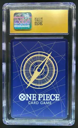 2025 One Piece JP Seven Dracule Mihawk Manga Alt Art #OP14-119 CGC 10 Pristine - Image 2