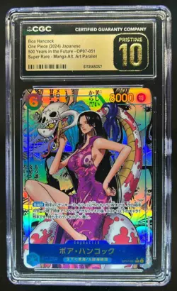 2024 One Piece 500 Years JP Boa Hancock Manga Art #OP07-051 CGC 10 Pristine - Image 1