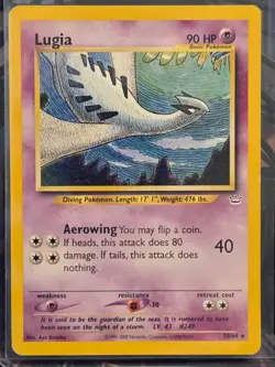 Lugia 20/64 Neo Revelation Rare Vintage Pokemon Card Mint Condition 20/64 - Image 1