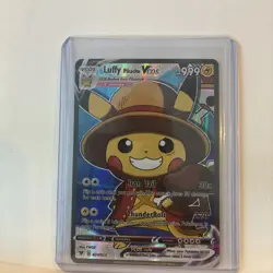 Luffy Pikachu Pokemon Card VCOS Holo Cosplay Card - Image 2