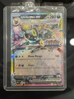 Pokemon TCG Umbreon ex - 060/131 (Prismatic Evolutions Stamp) Promo Card SEALED - Image 1
