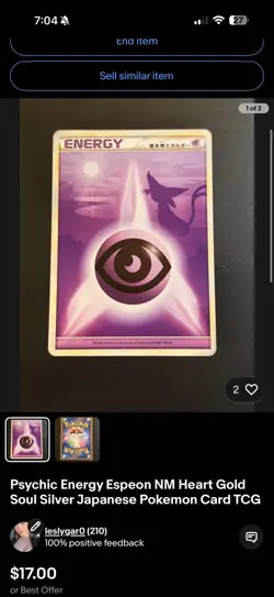 Japanese LEGEND Ho-Oh Fire Energy HGSS Promo Pokemon Card 2009 NM - Image 4