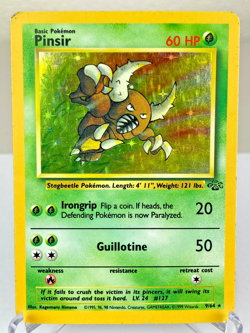 Pinsir 9/64 Jungle Set WOTC Holo Rare Pokemon Card - Moderately Played - Image 1