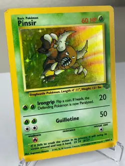 Pinsir 9/64 Jungle Set WOTC Holo Rare Pokemon Card - Moderately Played - Image 2
