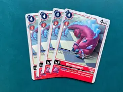 Dimetromon BT21-017 Playset World Convergence Digimon Card Game x4 - Image 1