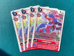 Lamiamon BT24-016 Playset Time Stranger Digimon Card Game x4 - Image 1