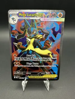 Pokemon TCG Mega Lucario EX 160/132 Ultra Rare Holo Card Mega Evolution - Image 1