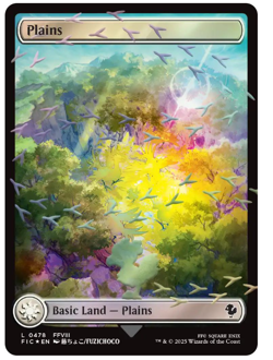 Plains (478) - Choco Track Foil Final Fantasy MTG - Image 1