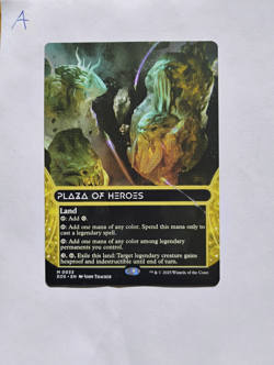Plaza of Heroes (#33) - Extended Art EOS NM MTG - Image 1