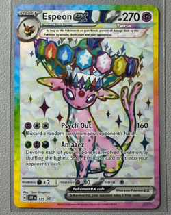 Pokemon Prismatic Evolutions Espeon ex 175 SVP175 Figure Collection Promo 12 - Image 1