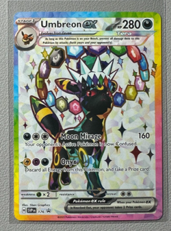 Pokemon Prismatic Evolutions Umbreon ex 176 SVP176 Figure Collection Promo 11 - Image 1