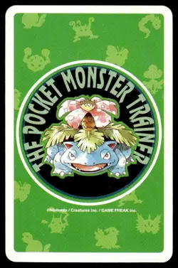 Blastoise 4 of Hearts Venusaur Poker Deck Pokemon Japanese ~ HP Creased - Image 2
