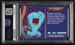 Wobbuffet Foil Topps Pokemon TV Animation Edition Johto Series 1 PSA 8 2001 - Image 2