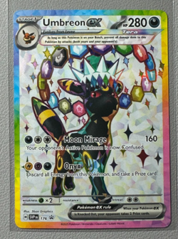 Pokemon Prismatic Evolutions Umbreon ex 176 SVP176 Figure Collection Promo 10 - Image 1
