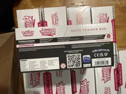 10X Case Pokemon Scarlet & Violet WHITE FLARE Elite Trainer Box SEALED ETB - Image 4