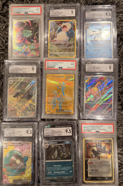 Pokemon CGC & PSA 10, 9.5 Slab Lot of 9 - Slabs Only!! READ DESCRIPTION - Image 1