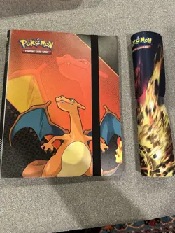 Pokemon Charizard Ultra Pro Binder And Charizard Playmat - Image 1