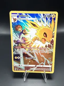Pokemon TCG Jolteon TG04/TG30 Brilliant Stars Trainer Gallery Holo Rare B - Image 1