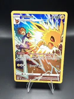 Pokemon TCG Jolteon TG04/TG30 Brilliant Stars Trainer Gallery Holo Rare B - Image 2