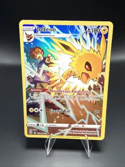 Pokemon TCG Jolteon TG04/TG30 Brilliant Stars Trainer Gallery Holo Rare B - Image 3