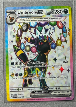 Pokemon Prismatic Evolutions Umbreon ex 176 SVP176 Figure Collection Promo 9 - Image 1