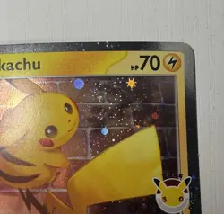 Pokemon Day Pikachu Promo 051/162 Stamped Promo Fart Swirl +Tail Ring +Snowflake - Image 2