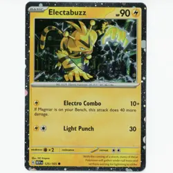 Guaranteed HD COSMOS HOLO HD Electabuzz 125/165 - Pokemon 151 Promo - Image 1