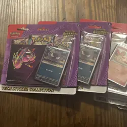 Lot of 10 Pokemon Ascended Heroes Tech Sticker Collection (30 Packs) - Image 1