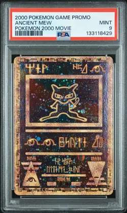 2000 POKEMON GAME MOVIE POKEMON 2000 MOVIE ANCIENT MEW PSA 9 - Image 1