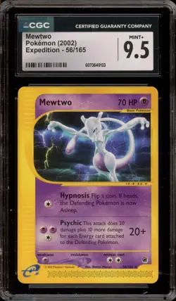Pokemon Mewtwo Expedition NON Holo Rare #56 CGC 9.5 - Image 1