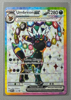Pokemon Prismatic Evolutions Umbreon ex 176 SVP176 Figure Collection Promo 7 - Image 1