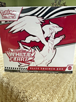 Pokemon Scarlet & Violet White Flare Elite Trainer Box 🔥 (Good Luck) - Image 1