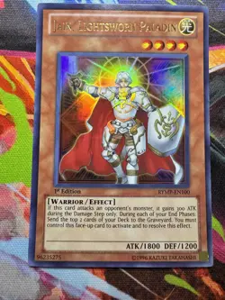 Yugioh Jain, Lightsworn Paladin RYMP-EN100 Ultra Rare 1st Edition Near Mint - Image 1