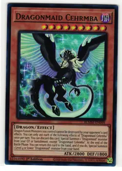DRAGONMAID CEHRMBA BLMM-EN048 ULTRA RARE YU-GI-OH TCG - Image 1