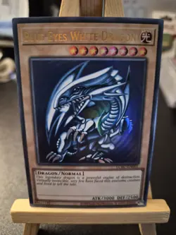 Yugioh! Blue-Eyes White Dragon (Version 2) LCKC-EN001 - Ultra Rare - Unlimited - Image 1