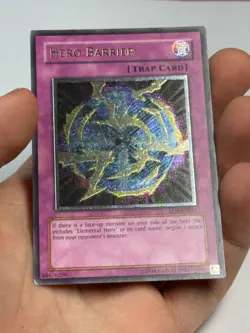 YUGIOH! EURO Enhanced Hero Barrier EEN-EN049 Ultimate Rare Unlimited LP - Image 3