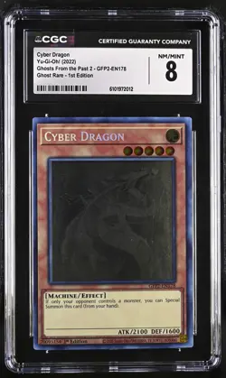 Cyber Dragon GFP2-EN178 1st Edition Yu-gi-oh! CGC 8 Nm/mint *012 - Image 1