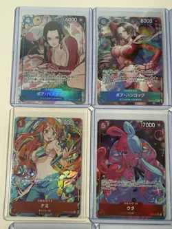 One Piece Japanese Alt Art Lot of 9, Boa and Nami US Seller - Image 2