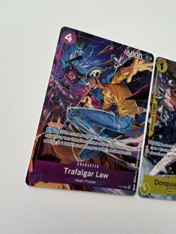 One Piece CCG Illustration Box Vol. 6 Promo Cards Trafalgar Law & Rosinante - NM - Image 4