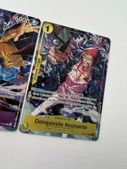 One Piece CCG Illustration Box Vol. 6 Promo Cards Trafalgar Law & Rosinante - NM - Image 5