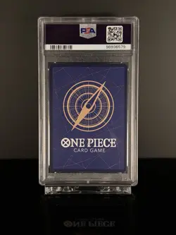 ✅PSA 10 Gem Mint Dracule Mihawk OP01-070 Errata One Piece Romance Dawn 2022 - Image 2