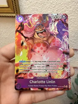 One Piece 2024 Two Legends Charlotte Linlin Parallel SR AA #OP08-069 - lot of 3 - Image 3