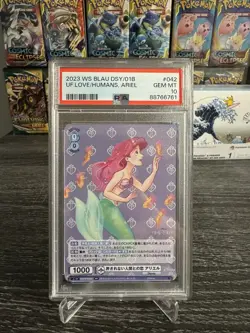 2023 WEISS SCHWARZ BLAU DISNEY UNFORGIVABLE LOVE WITH HUMAN ARIEL PSA 10 - Image 1
