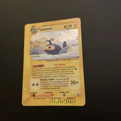 Pokemon TCG WOTC Card Lanturn Aquapolis Set Holo Foil #H15/H32 LP - Image 4
