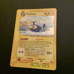 Pokemon TCG WOTC Card Lanturn Aquapolis Set Holo Foil #H15/H32 LP - Image 5