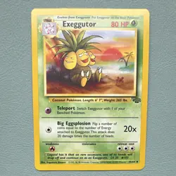 Pokemon TCG Exeggutor 35/64 Jungle 1st Edition Uncommon Card 80HP 1999 WOTC - Image 1