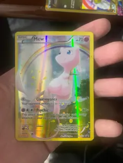 Pokemon TCG Mew XY110 XY Promo Holo Basic 70 HP Psychic 2016 Card - Image 1