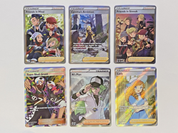 Pokemon Card Lot Full Art Trainer Cynthia Ambition, Friends in Sinnoh, N Plan! - Image 1