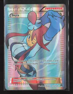 Skyla 122/122 Ultra Rare Full Art Holo XY - BREAKpoint Pokemon Card - Image 1